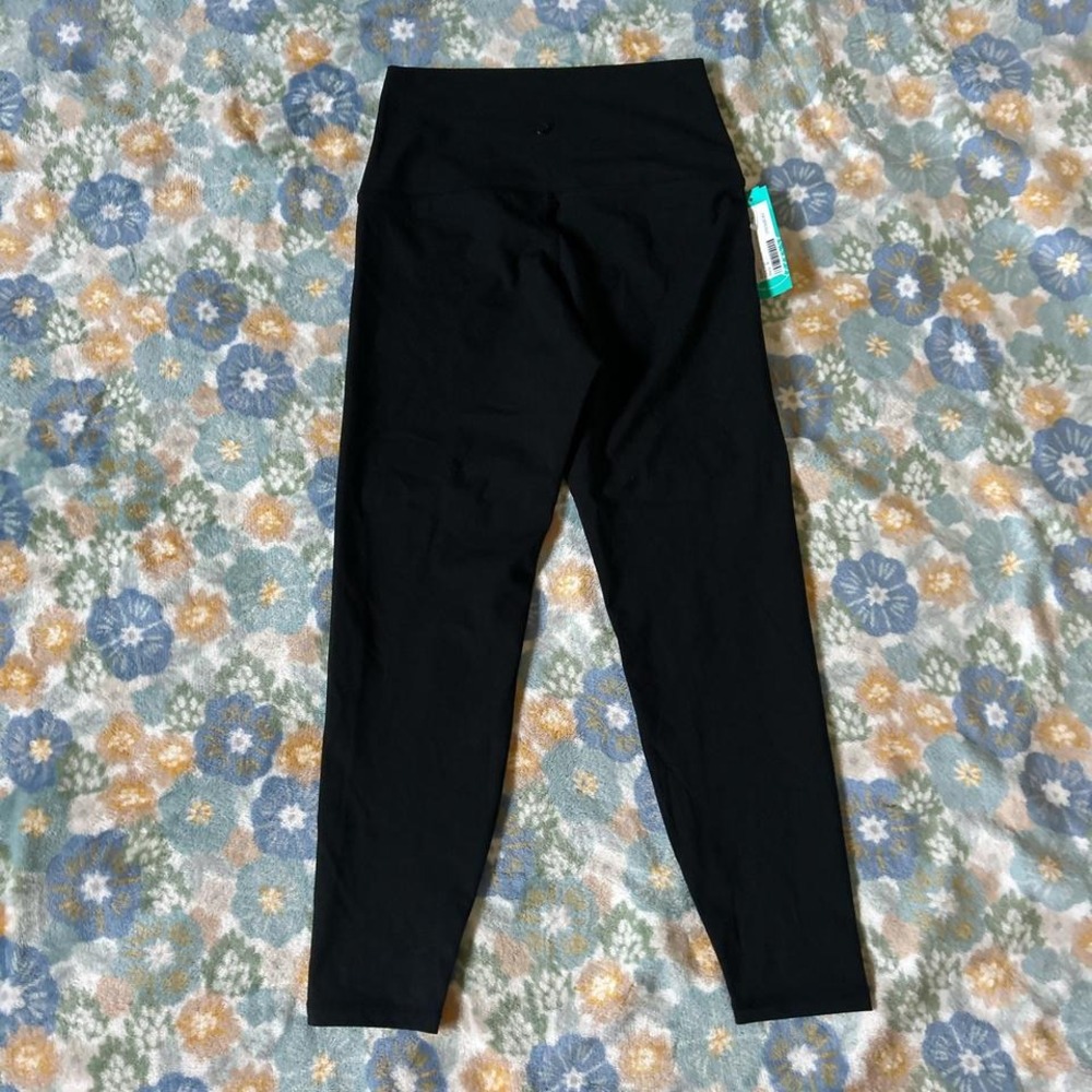 Glyder High-waisted black 7/8 leggings women's small NWT - Picture 5 of 5